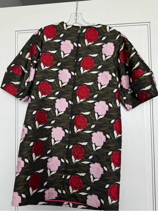 Kate Spade Floral Jacquard Dress | Rose Print Shift Dress | Size 2 - Picture 7 of 7